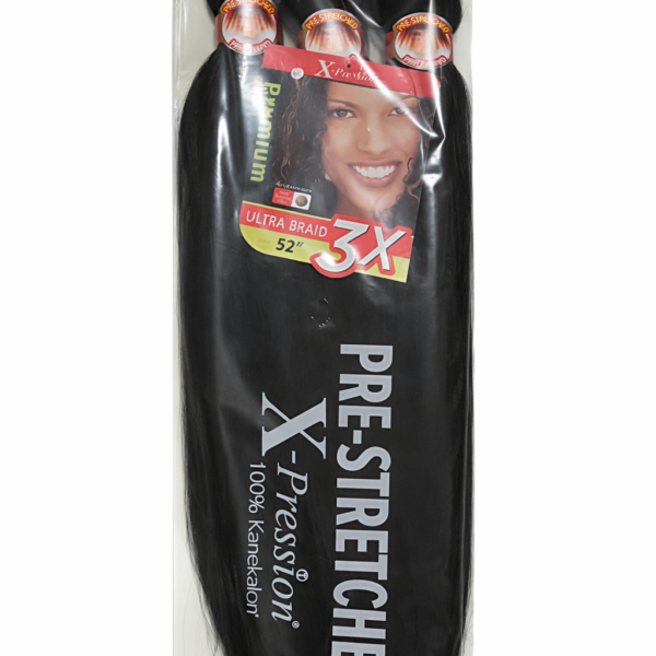 Braids X-Pression Kanekalon 3X Pre Stretched
